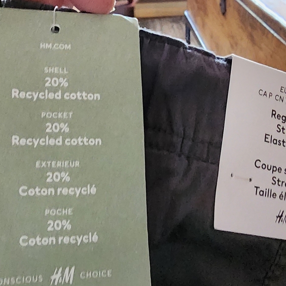 H & M Cargo Pant size S dark gray - Picture 5 of 9